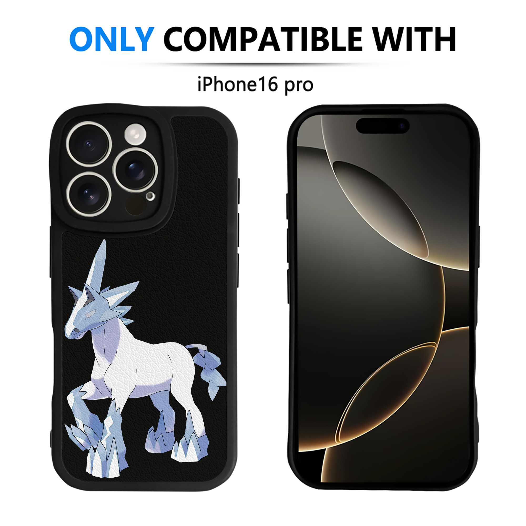 （画像用） ポケットモンスター Pokémon 【iPhone 16シリーズ対応】シリコンスマホケース（レザー調） 材質：シリコン